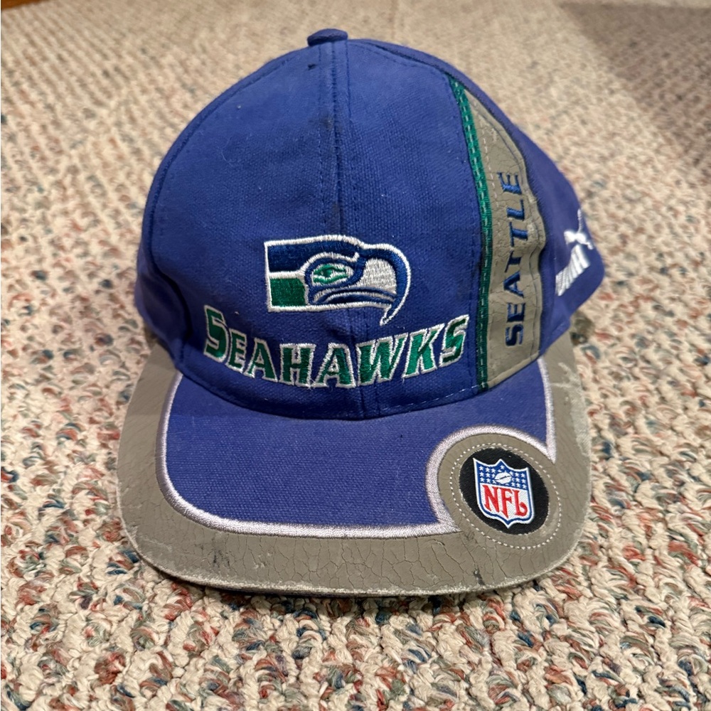 Vintage Seattle Seahawk NFL Puma Pro Line Football Hat NWT